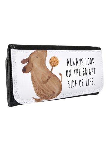 Mr. & Mrs. Panda Portemonnaie für Damen Hund Keks mit Spruch in Weiß