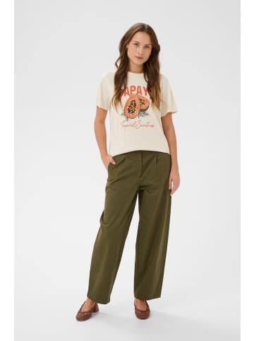 SAINT TROPEZ T-shirt HardaSZ Gerade Passform in Turtledove