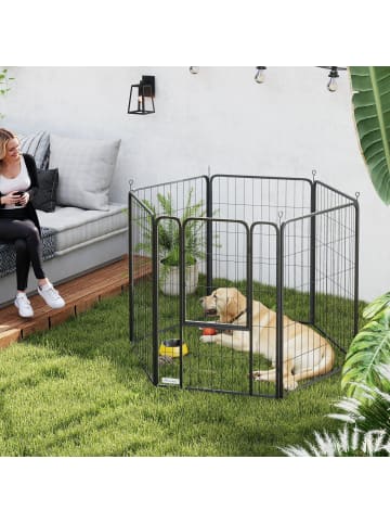 Pawhut Welpenlaufstall 136L x 68B x 100H cm