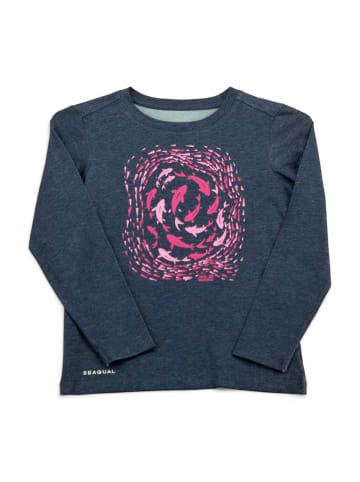 Jack Wolfskin Langarmshirt Ocean Longsleeve Shirt Kinder recycelt in Beige