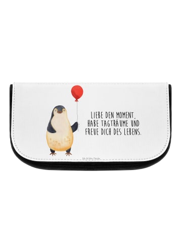 Mr. & Mrs. Panda kosmetik beutel Pinguin Luftballon mit Spruch in Weiß