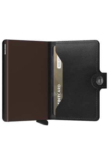 Secrid Original Miniwallet - Geldbörse RFID 6.5 cm in black-brown