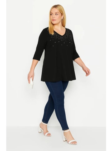 Shape Of You Blouse in Schwarz