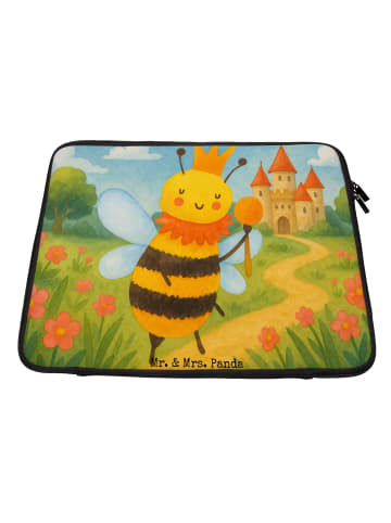 Mr. & Mrs. Panda Laptoptasche Biene König Design ohne Spruch in Weiß