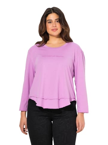 Ulla Popken Langarmshirt in amethyst