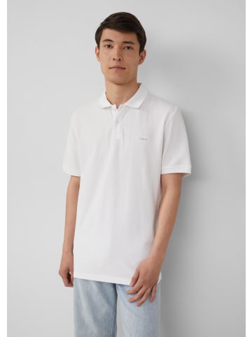 s.Oliver Polo-Shirt in 01D2_weiß