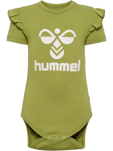 Hummel Body S/S Hmldream Ruffle Body S/S in GREEN OLIVE