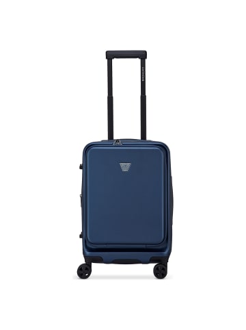 Roncato Florence 4-Rollen Kabinentrolley 55 cm mit Dehnfalte Laptopfach night blue