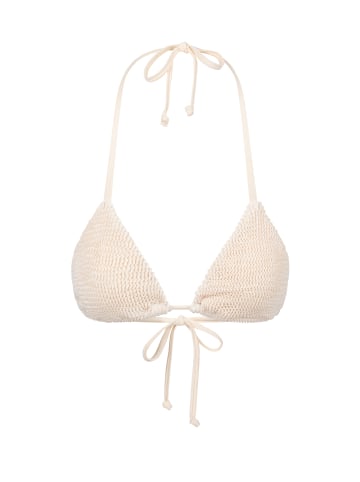 Moda Minx Bikinioberteil Scrunch Triangle Top in Beige