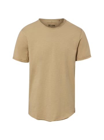 Only&Sons T-Shirt ONSBenne Longy in beige - 0008