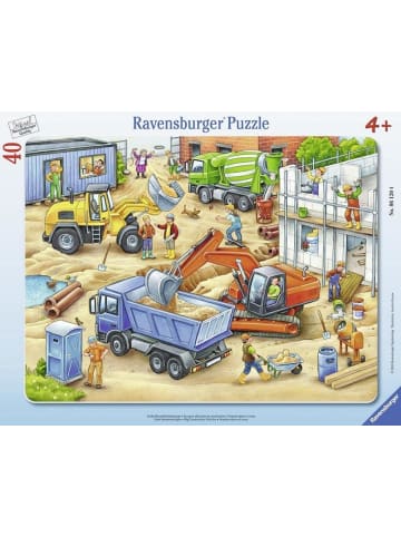 Ravensburger Große Baustellenfahrzeuge. 30-48 Teile Rahmenpuzzle