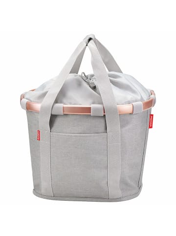 KLICKfix reisenthel Bikebasket 15 - Lenkerkorb 35 cm (twist sage) in twist sky rose