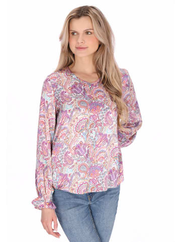 usha FESTIVAL Women Blouse in purple multicolor