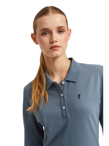 Polo Club Dress in Denimblau