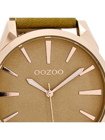 Oozoo Analog-Armbanduhr Oozoo Timepieces gelb groß (ca. 42mm)