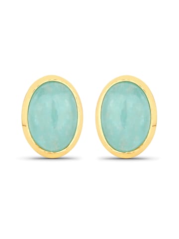 Rafaela Donata Ohrringe Sterling Silber Amazonit in gelbgold