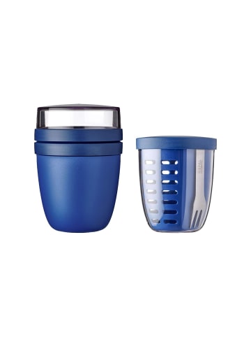 Mepal 2er Set Lunchpot mit Fruitpot Ellipse in – in Vivid Blue