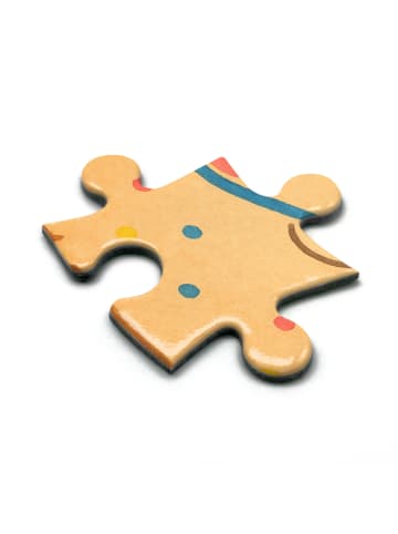 Mr. & Mrs. Panda Puzzle Toast Party Design ohne Spruch in Weiß