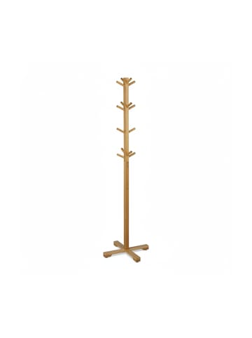 relaxdays Garderobenständer in Natur - (B)50 x (H)179,5 x (T)50 cm