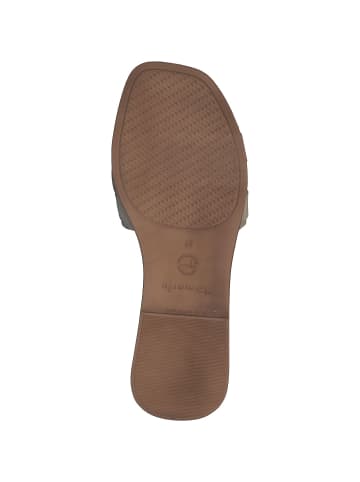 Tamaris Klassische Pantoletten in Grün