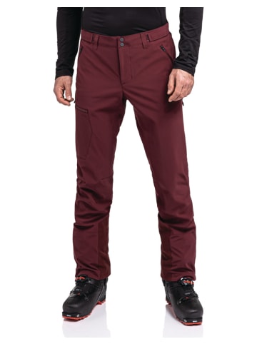 Schöffel Hose lang "Softshell Pants Matrei M" in dark burgundy