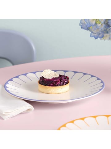Villeroy & Boch 6er Set Speiseteller Fleur Couleur ø 26,6 cm in Bleu
