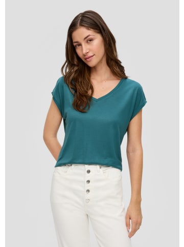 QS T-Shirt in 6737_petrol