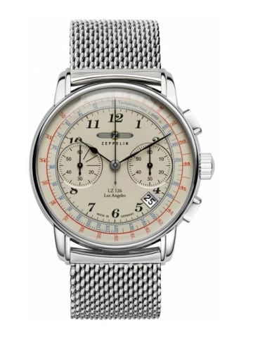 Zeppelin Chronograph für Herren in silber