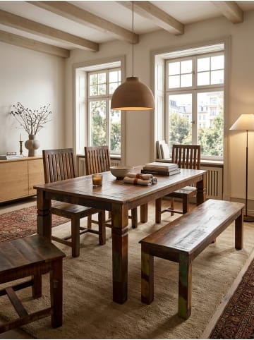 KADIMA DESIGN Esstisch | Bootsholz, 120x70x76cm, 4-6 Personen