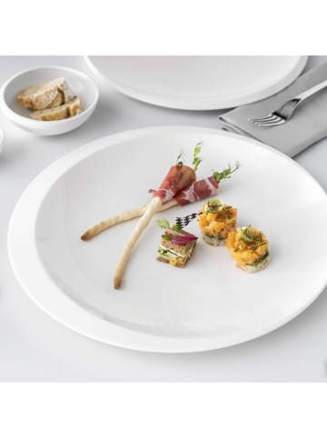 Villeroy & Boch 6er Set Speiseteller NewMoon ø 27 cm in weiß