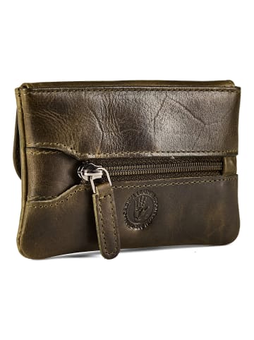 Greenburry Newport Schlüsseletui Leder 10 cm in british green