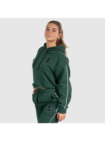 SMILODOX Crop Hoodie Rylanda in Grün