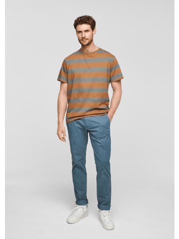 s.Oliver T-Shirt kurzarm in Petrol-orange
