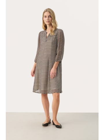 PART TWO Kleid BotellePW in Small Black Zig Zag print