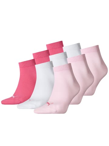 Puma Socken PUMA UNISEX QUARTER PLAIN 3P in 422 - pink lady