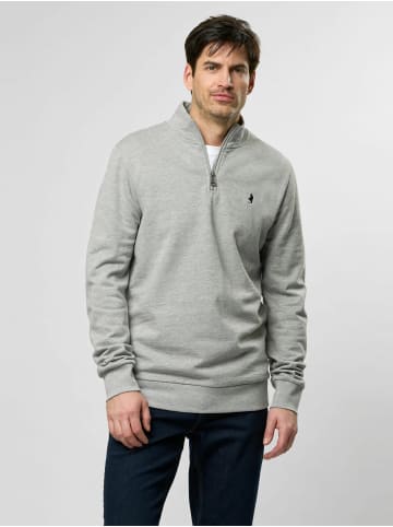 MCS Sweatshirt mit Halbreißverschluss Clement in Mélange