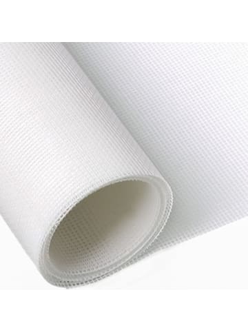 Intirilife Fliegennetz aus Fiberglas Meterware Maschenweite 1,2mm in Weiß - Breite 120cm