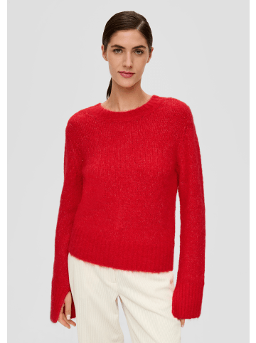 s.Oliver BLACK LABEL Strickpullover langarm in Rot