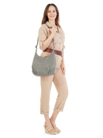 Cluty Shopper echt Leder in grau
