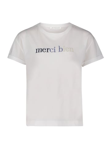 BETTY & CO Casual-Shirt mit Stickerei in Patch Cream/Dark Blue