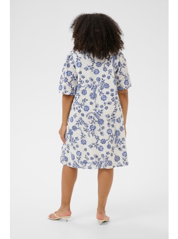 KAFFE curve Kleid KClula A-shape in Chalk Midnight Flower