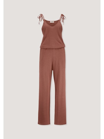 Hessnatur Jersey Jumpsuit Relaxed in terrakotta
