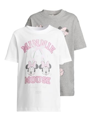 Mister Tee T-Shirts in white+heathergrey