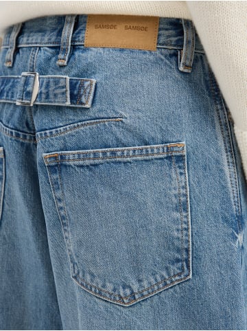SAMSOE & SAMSOE Barrel Jeans Saharpo in light stone