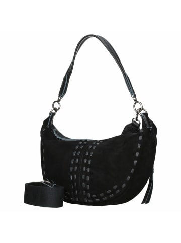 FREDs BRUDER Life Is A Midi Hobo - Schultertasche 39 cm (black) in schwarz