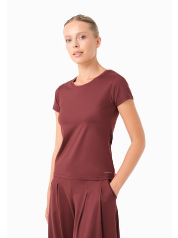 Organication T-Shirt "TATTUM" in Bordeaux