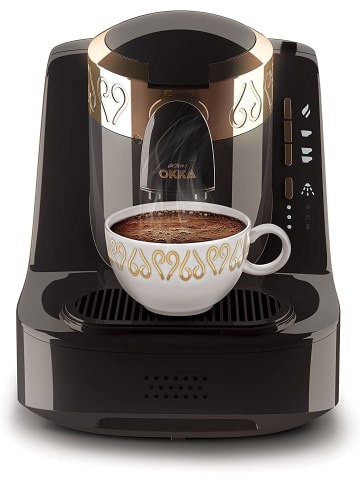 Arzum Mokkamaschine Kaffeemaschine 710W Schwarz in Schwarz