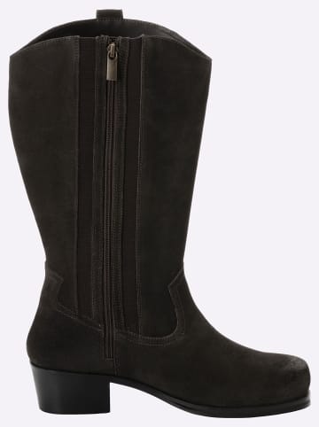 sheego Weitschaftstiefel in schoko