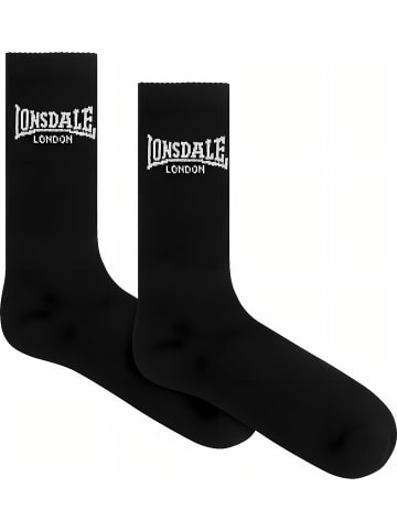 Lonsdale Socke "Gilbert Unisex Sportsocken 6Er-Pack" in Schwarz