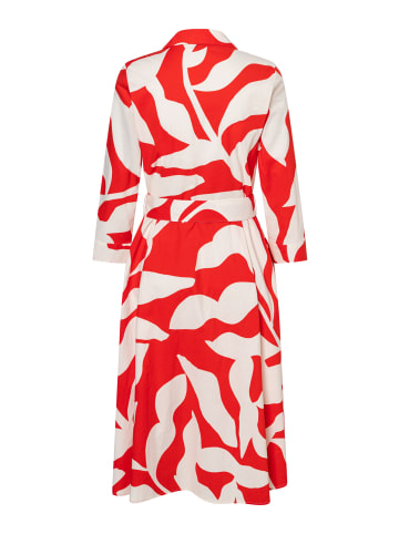 More & More leicht ausgestelltes 3/4 Arm-Kleid, Print in graphical print